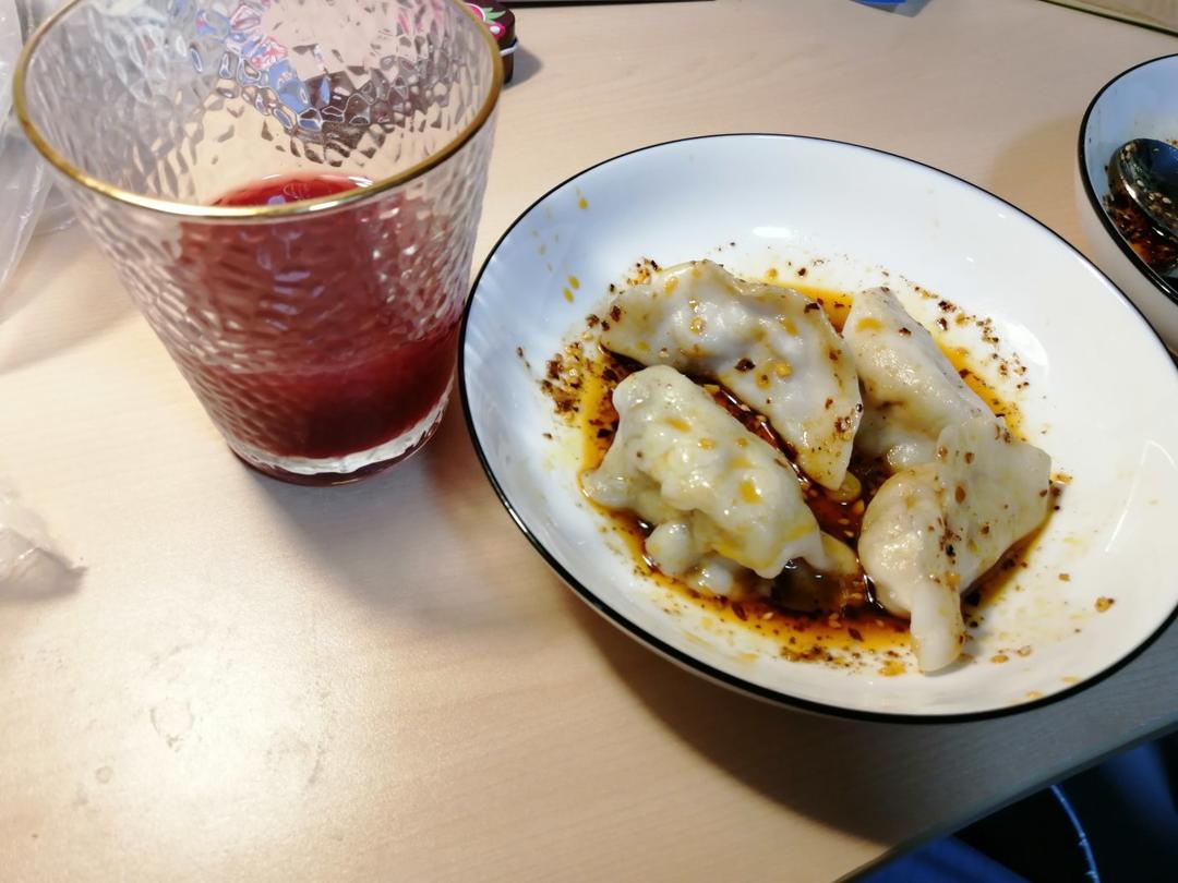 香菇玉米虾仁猪肉饺子