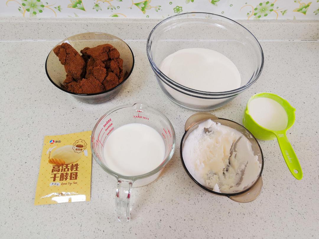 纯奶手撕吐司的做法 步骤1