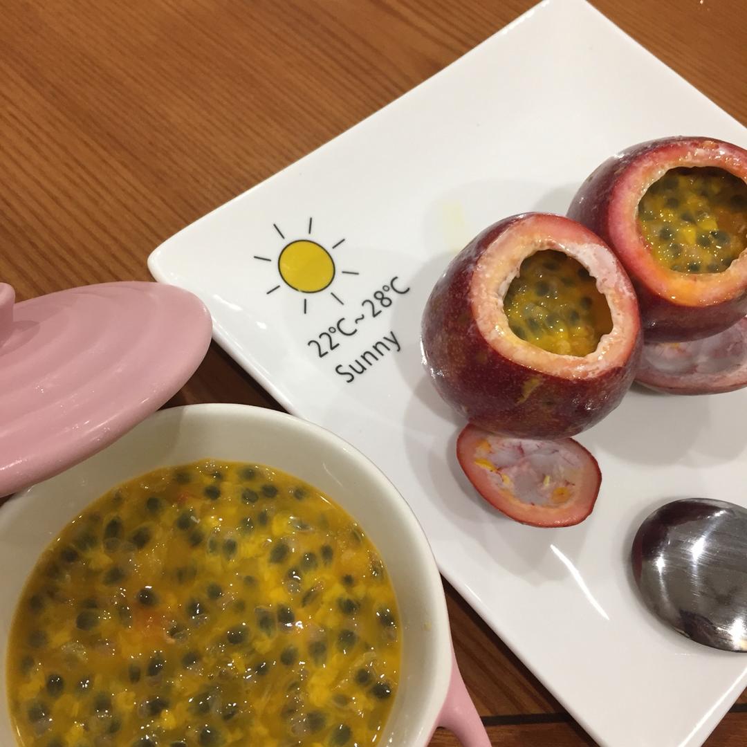 百香果奶冻