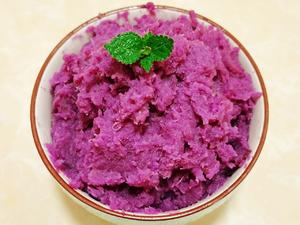 超简单低卡小清新紫薯凉糕的做法 步骤2