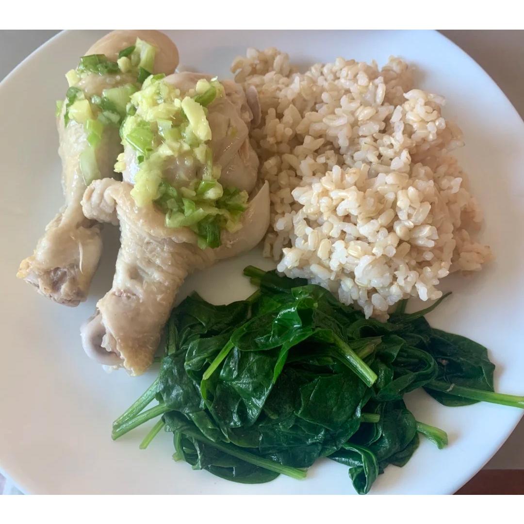 葱油鸡腿