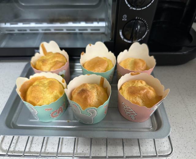 宝宝纸杯蛋糕~无糖版10L烤箱6个量(小宝宝吃刚刚好) 宝宝纸杯蛋糕~无糖版10L烤箱6个量(小宝宝吃刚刚好)