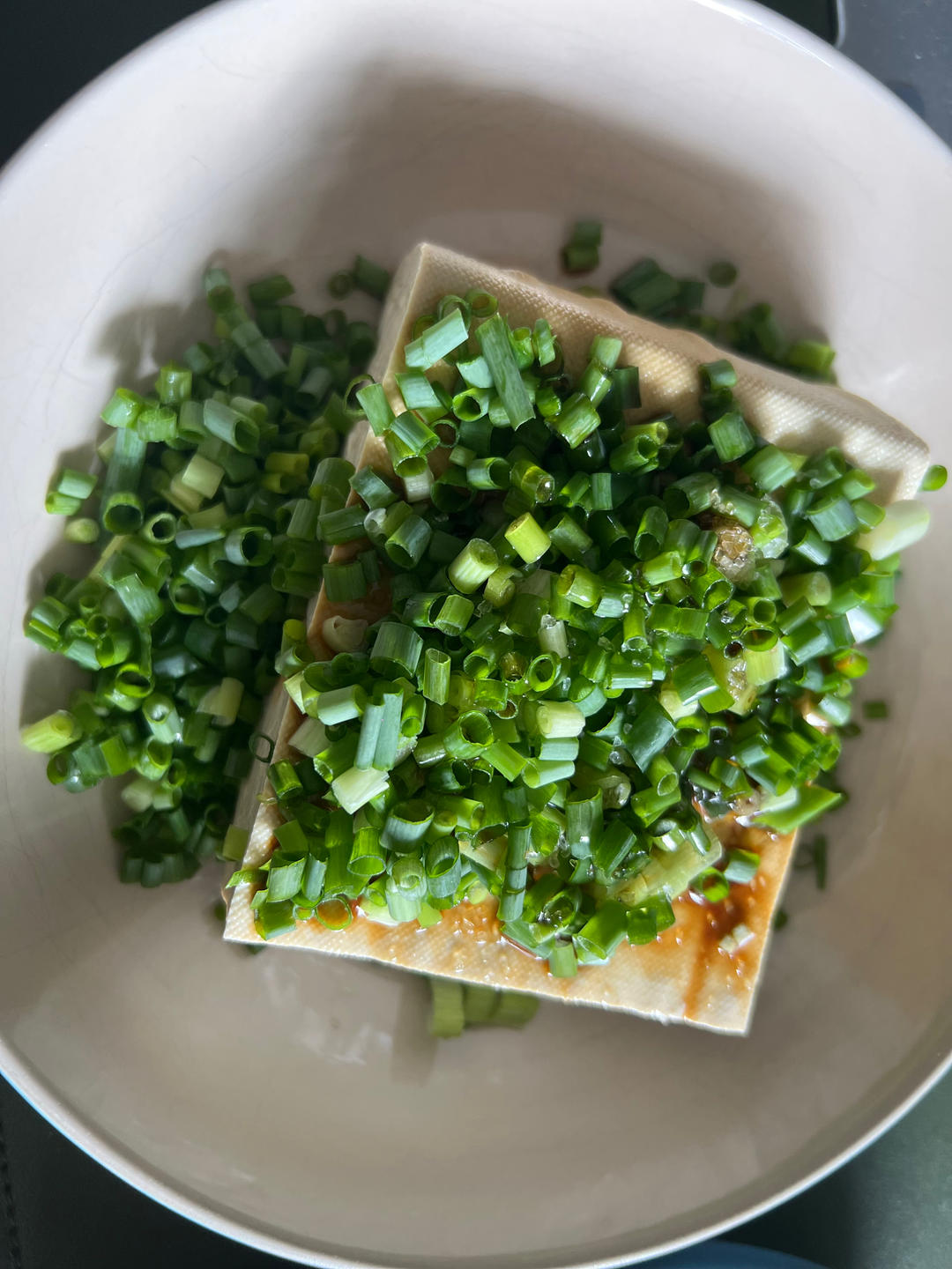 家庭版小葱拌豆腐😋