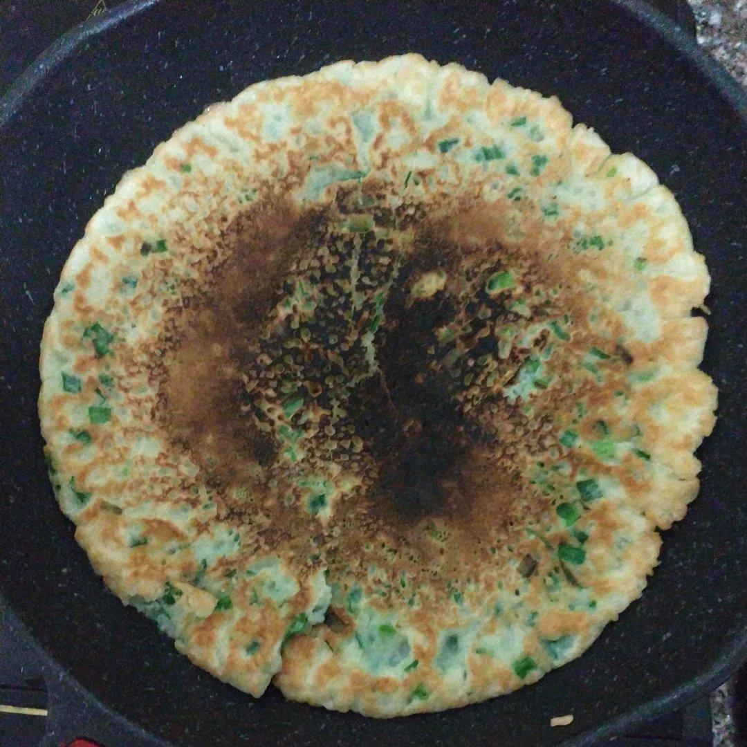 韭菜鸡蛋摊饼