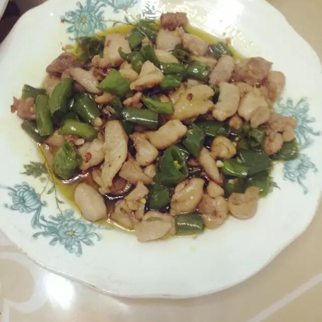 青椒炒鸡腿