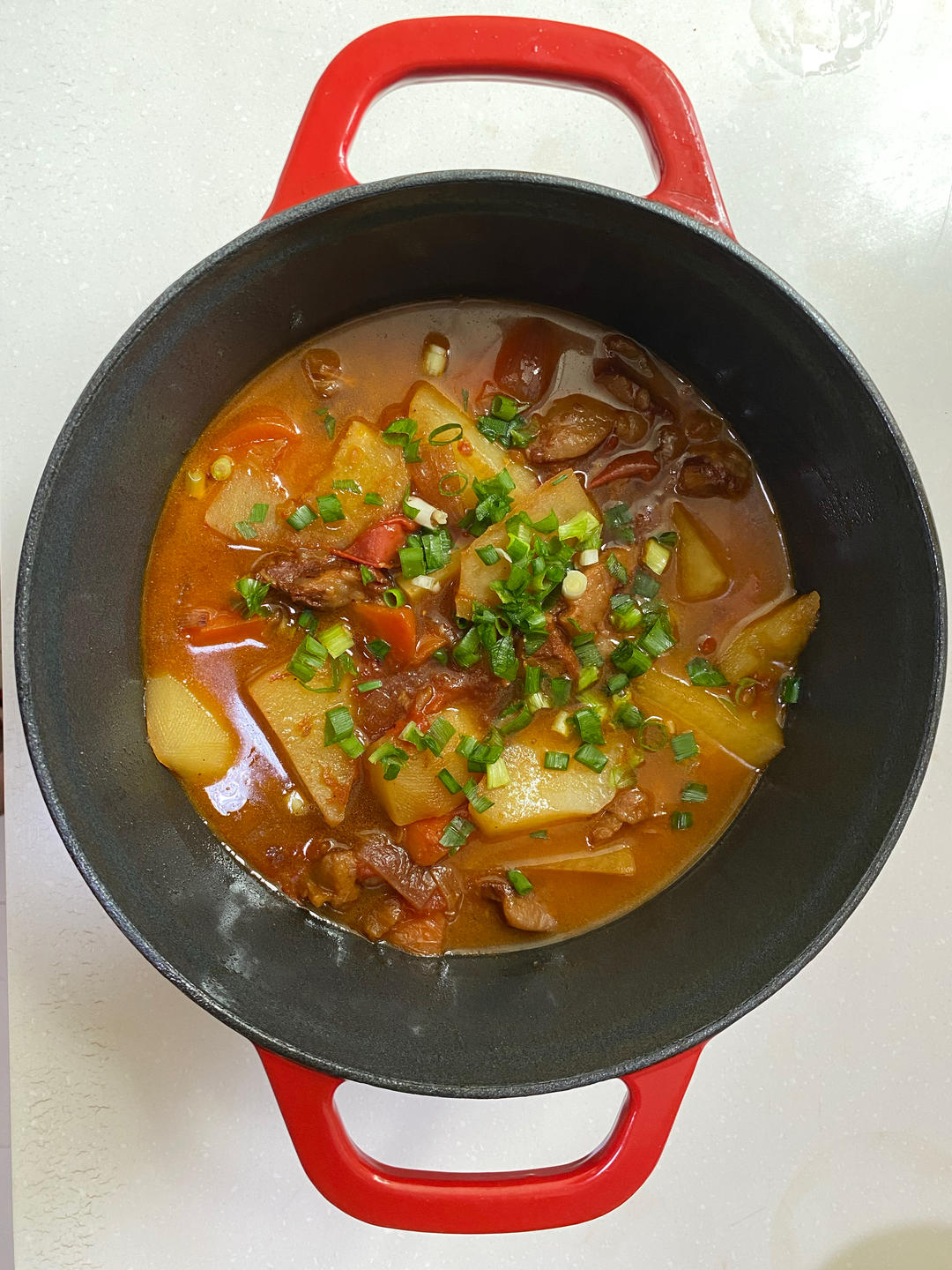 番茄土豆炖牛腩