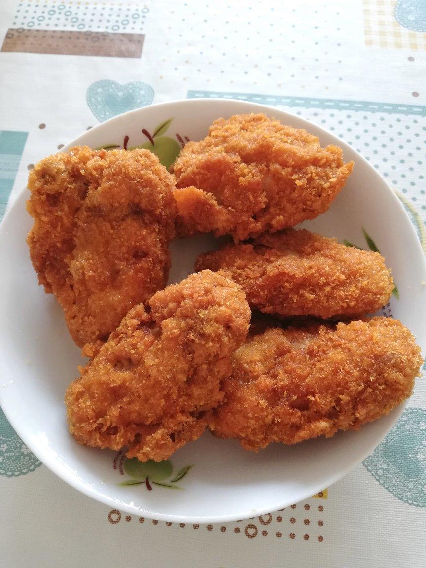 炸鸡翅中（黄金面包糠鸡翅中）