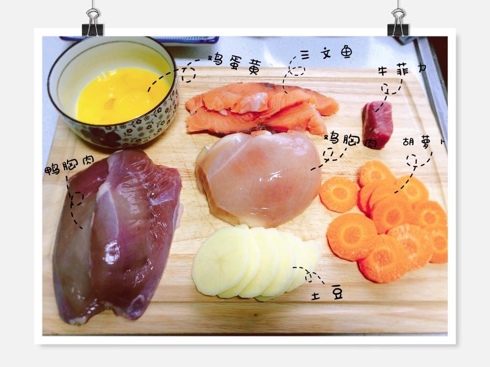 最没技术含量的一份菜谱——满爱的自制狗粮