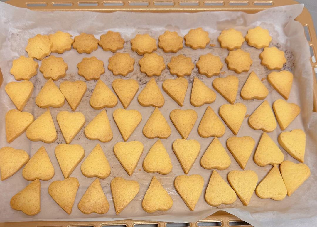 😋淡奶油曲奇❗️❗️无需蛋黄🥚 奶香味十足