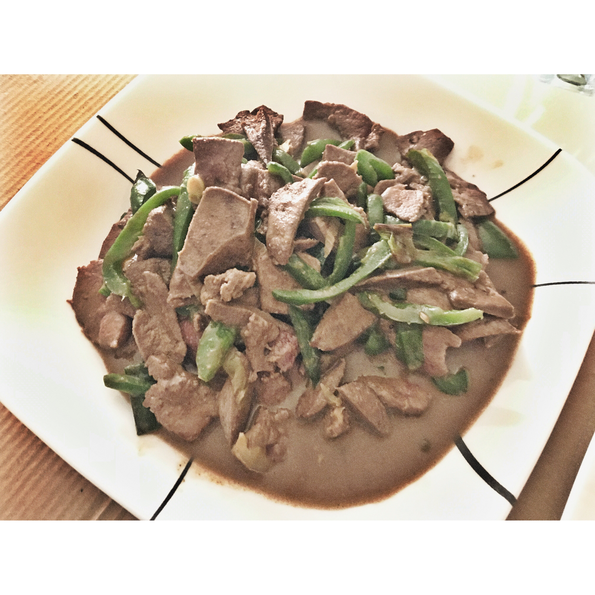 青椒炒猪肝