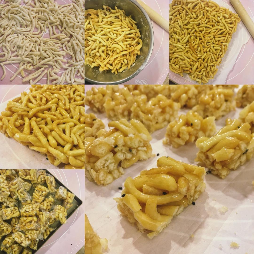 松软的鸡蛋沙琪玛