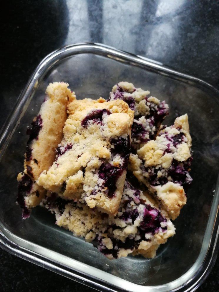 蓝莓酥粒小方块Blueberry Crumber Bars