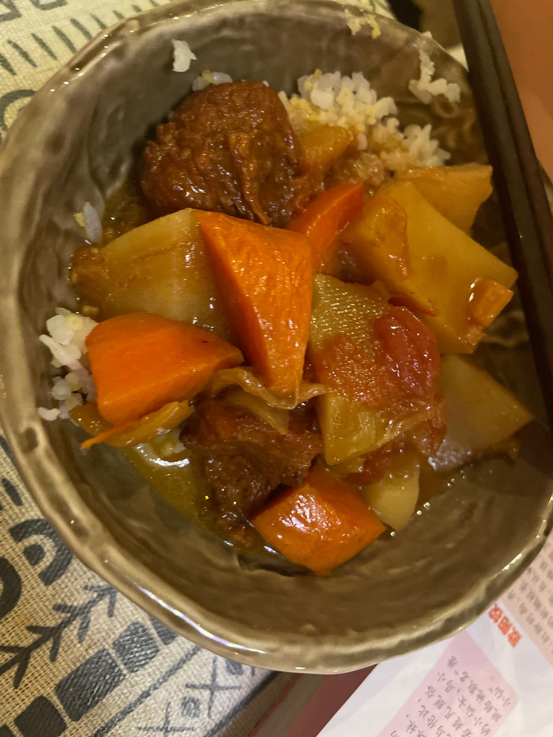 番茄土豆炖牛腩