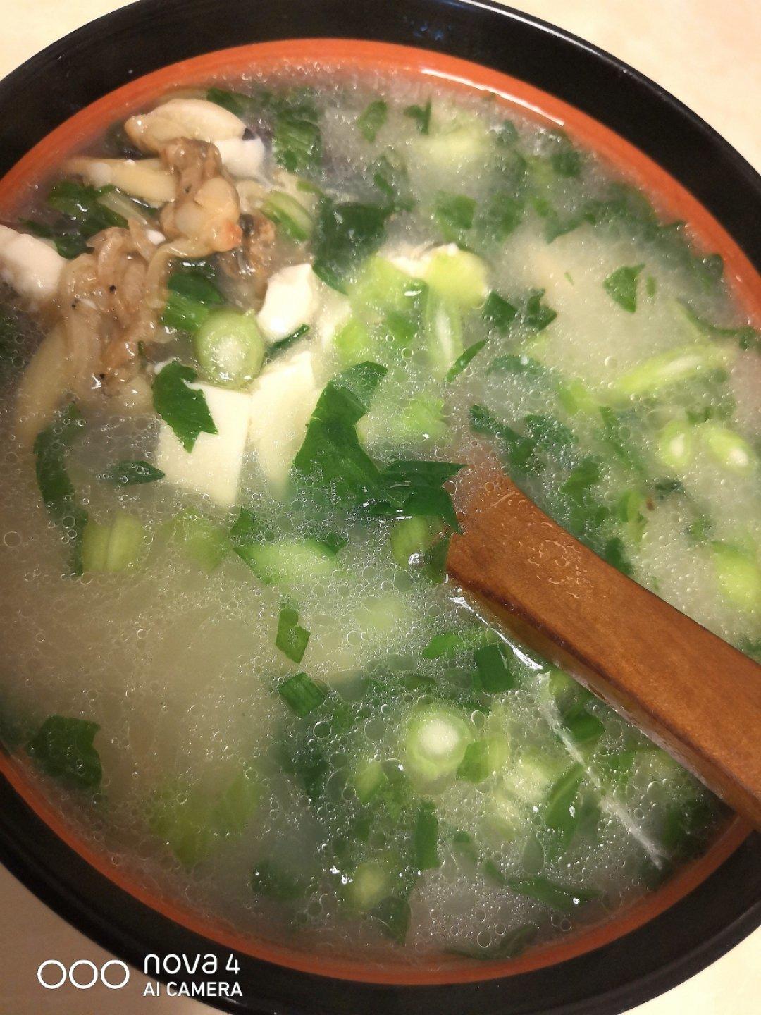 瘦身汤 蛤蜊豆腐汤