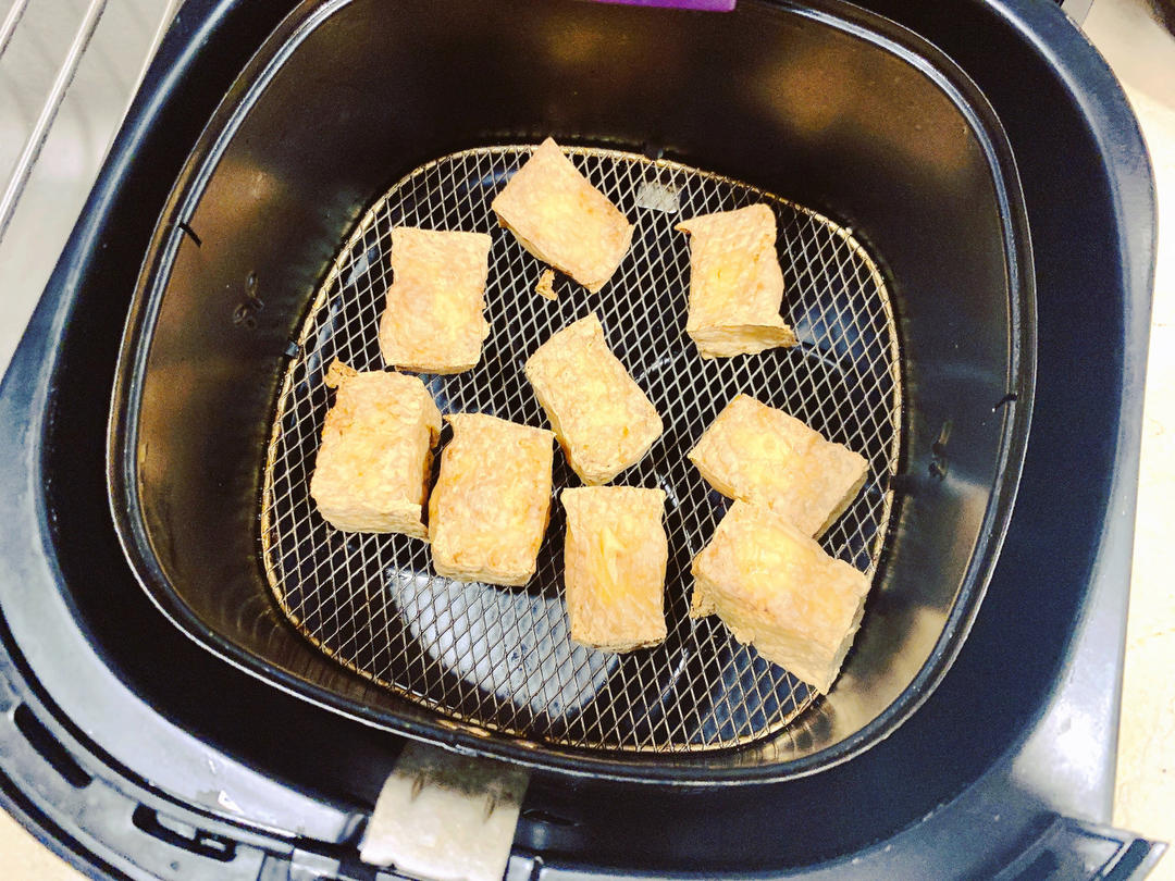 空气炸锅别闲置了❗️巨好吃～炸豆腐