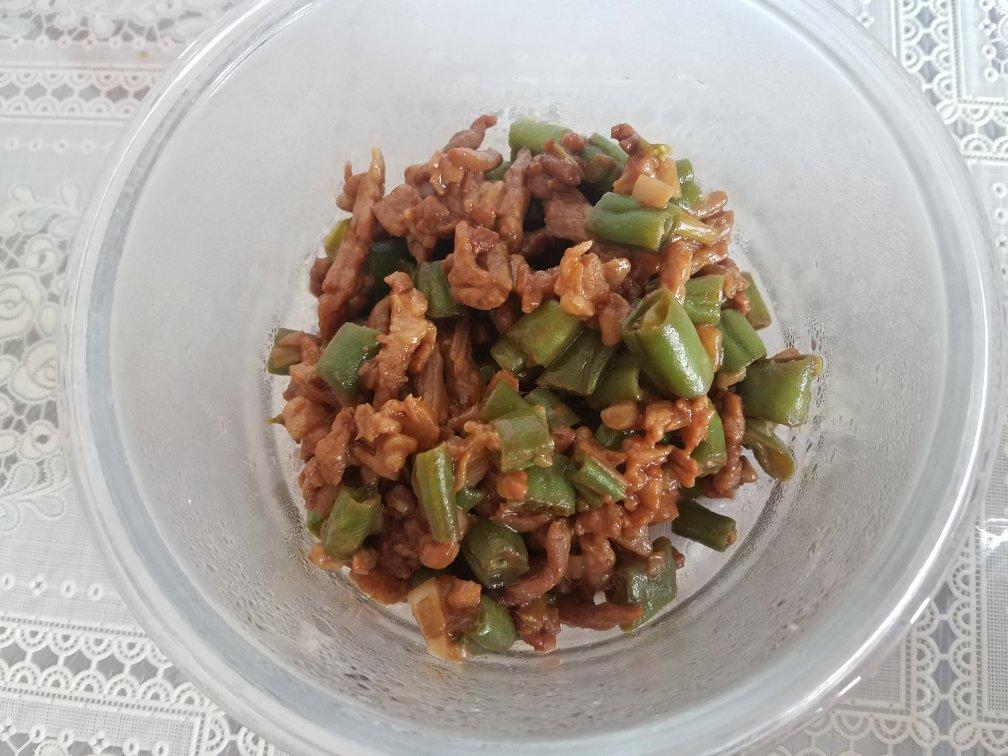 肉沫豆角下饭菜