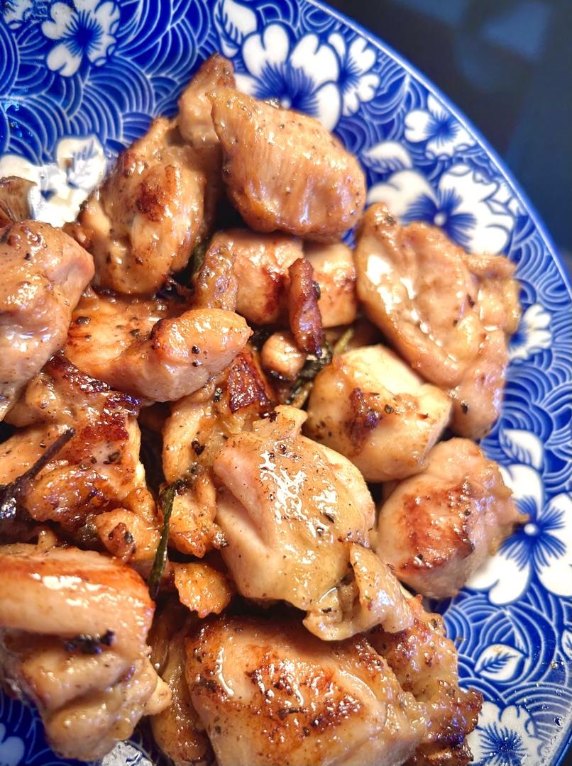 柠檬鸡佐香草饭Lemon Chicken with Vanilla Rice