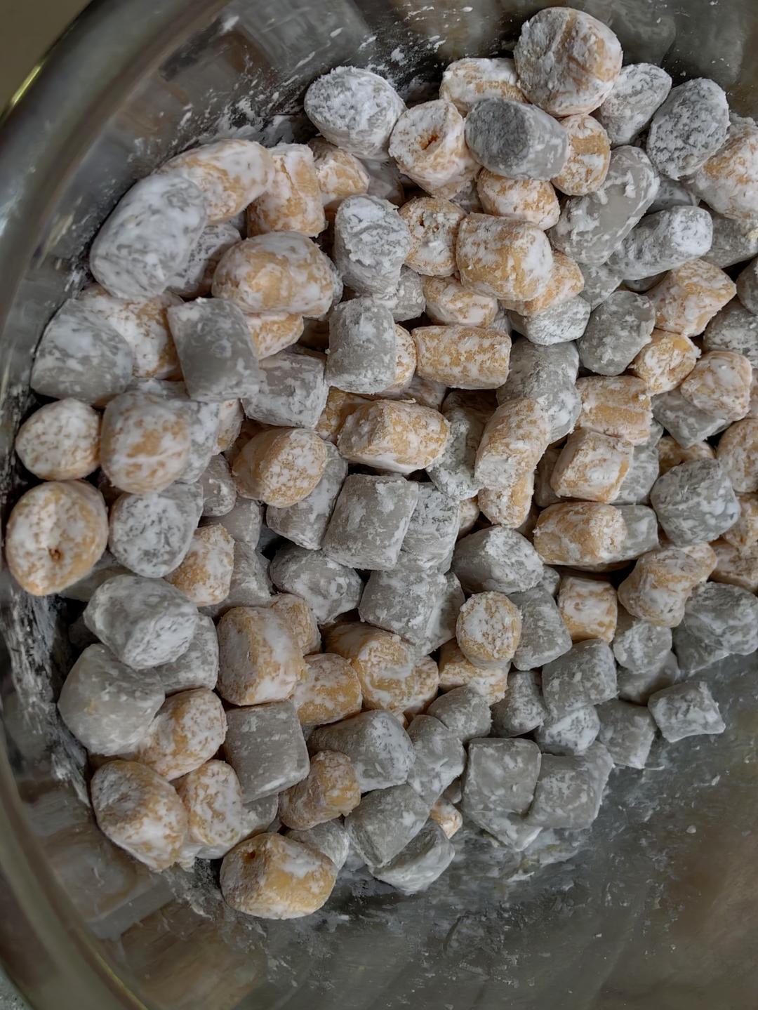 自制三色芋圆1⃣️（附上窍门详细比例）