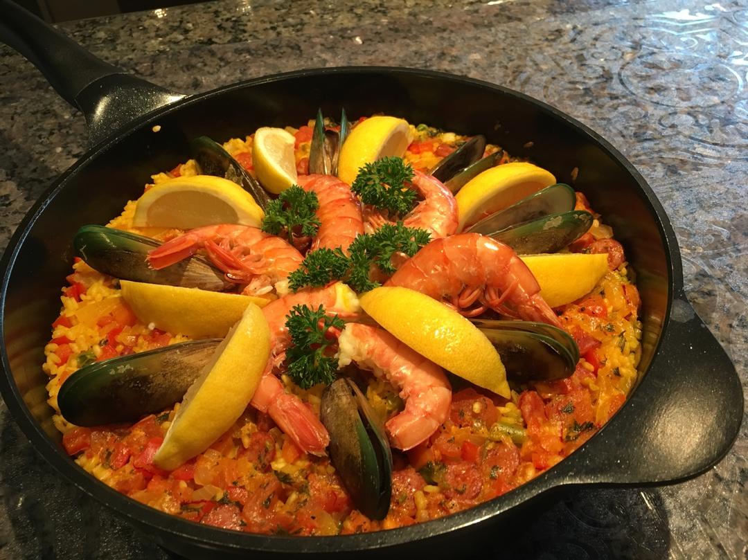 【曼食慢语】Seafood Paella 西班牙海鲜饭