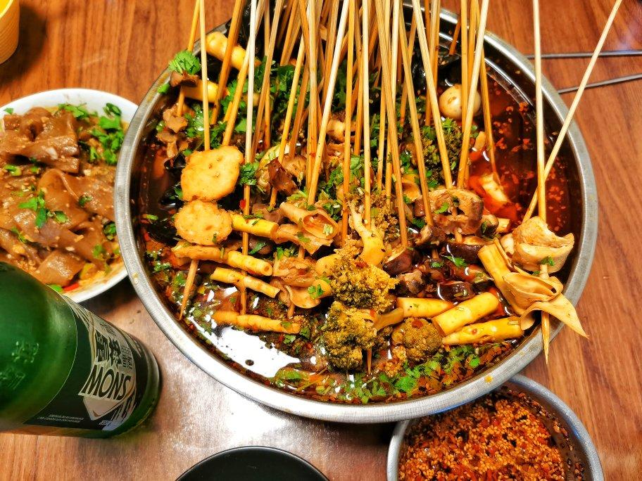 很好吃的冷锅串串