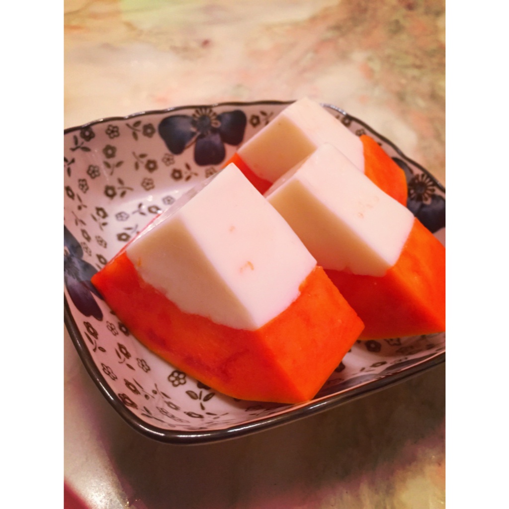 【木瓜奶冻】