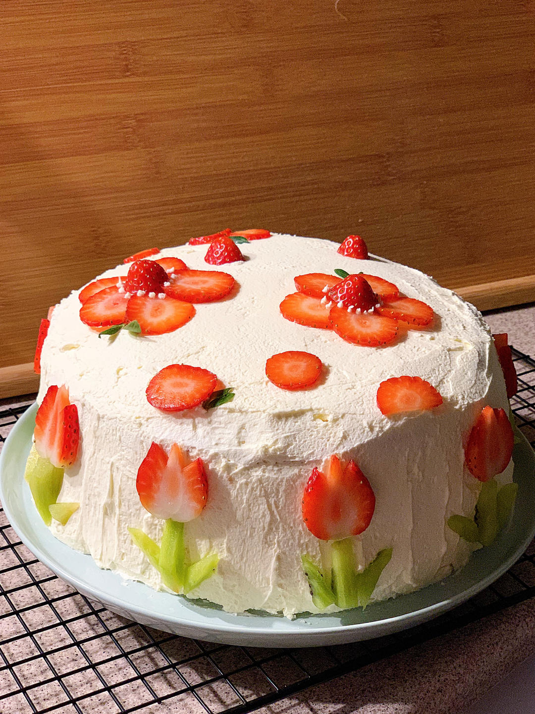 步骤最全面的戚风蛋糕（八寸）做法，成功率高！