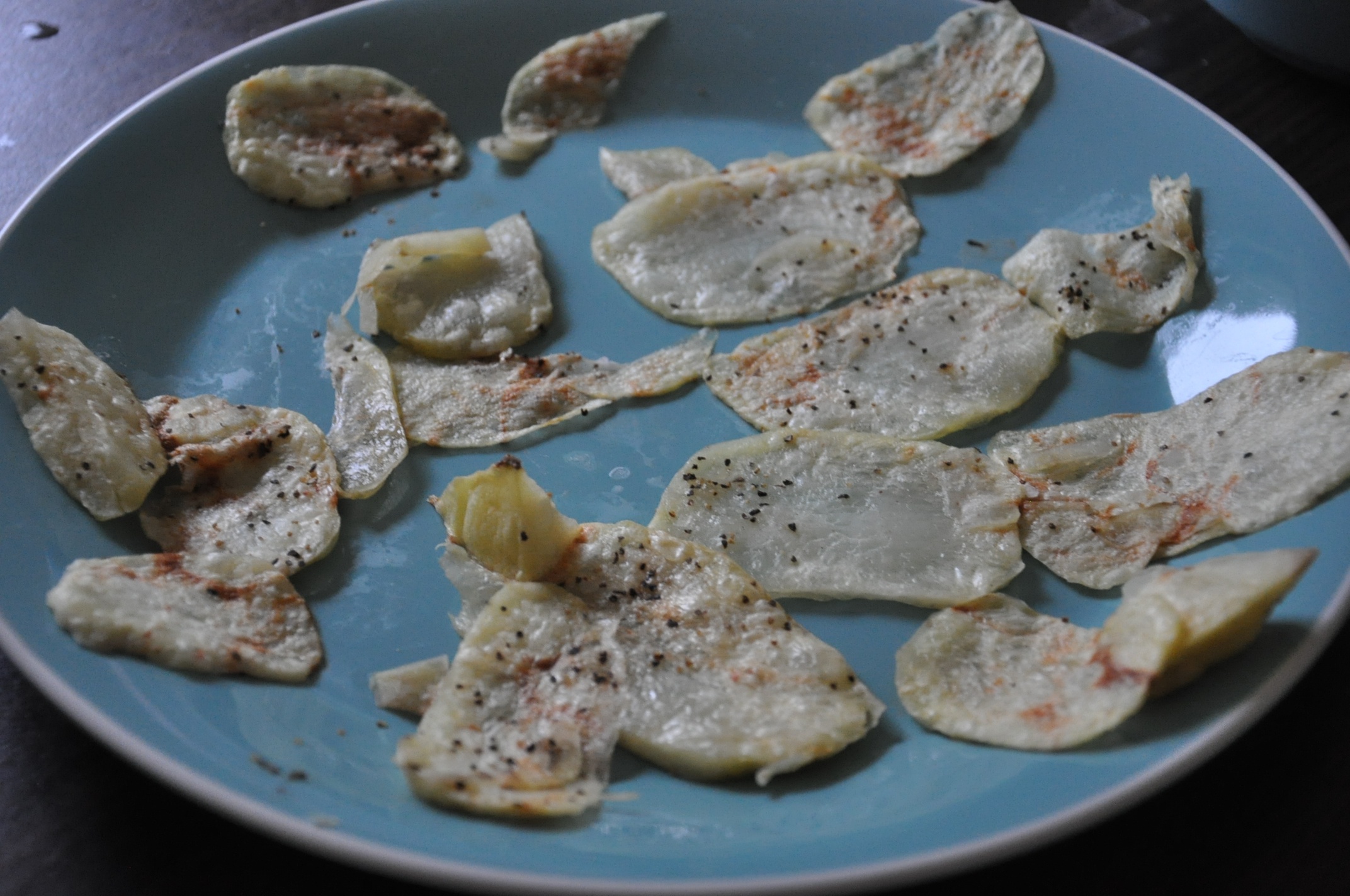 自制无油健康薯片