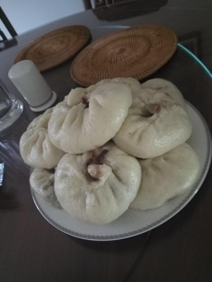 青椒腐竹包子