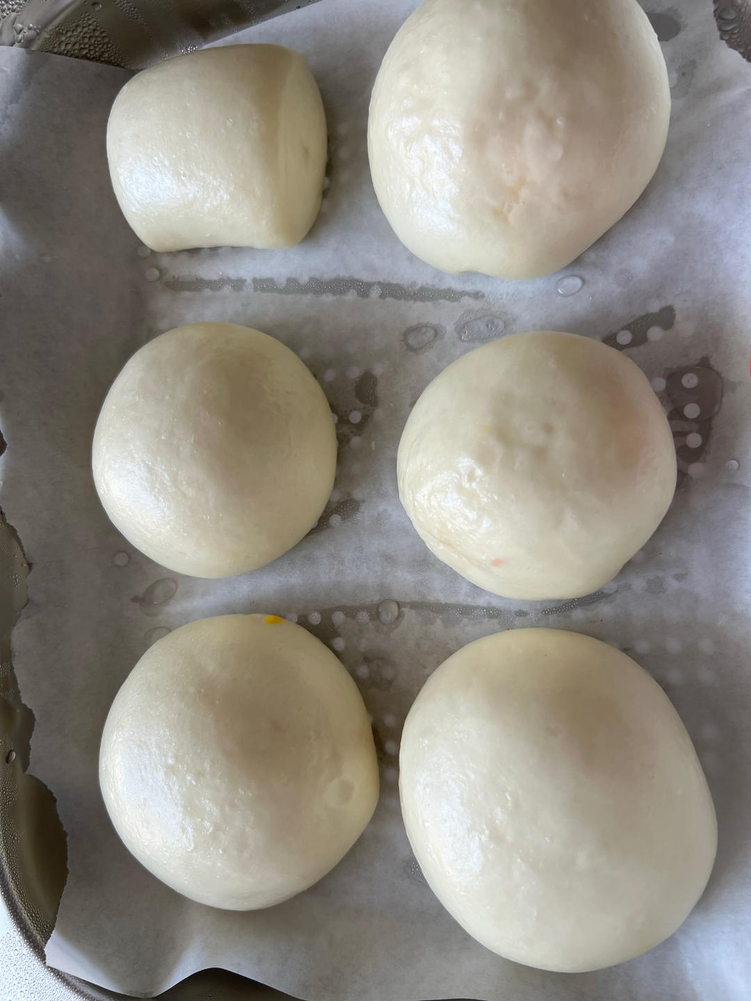 自制无油奶黄包