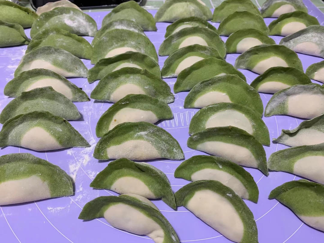 翡翠白菜饺