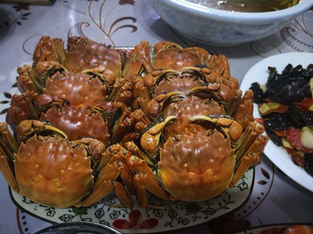 清蒸大闸蟹