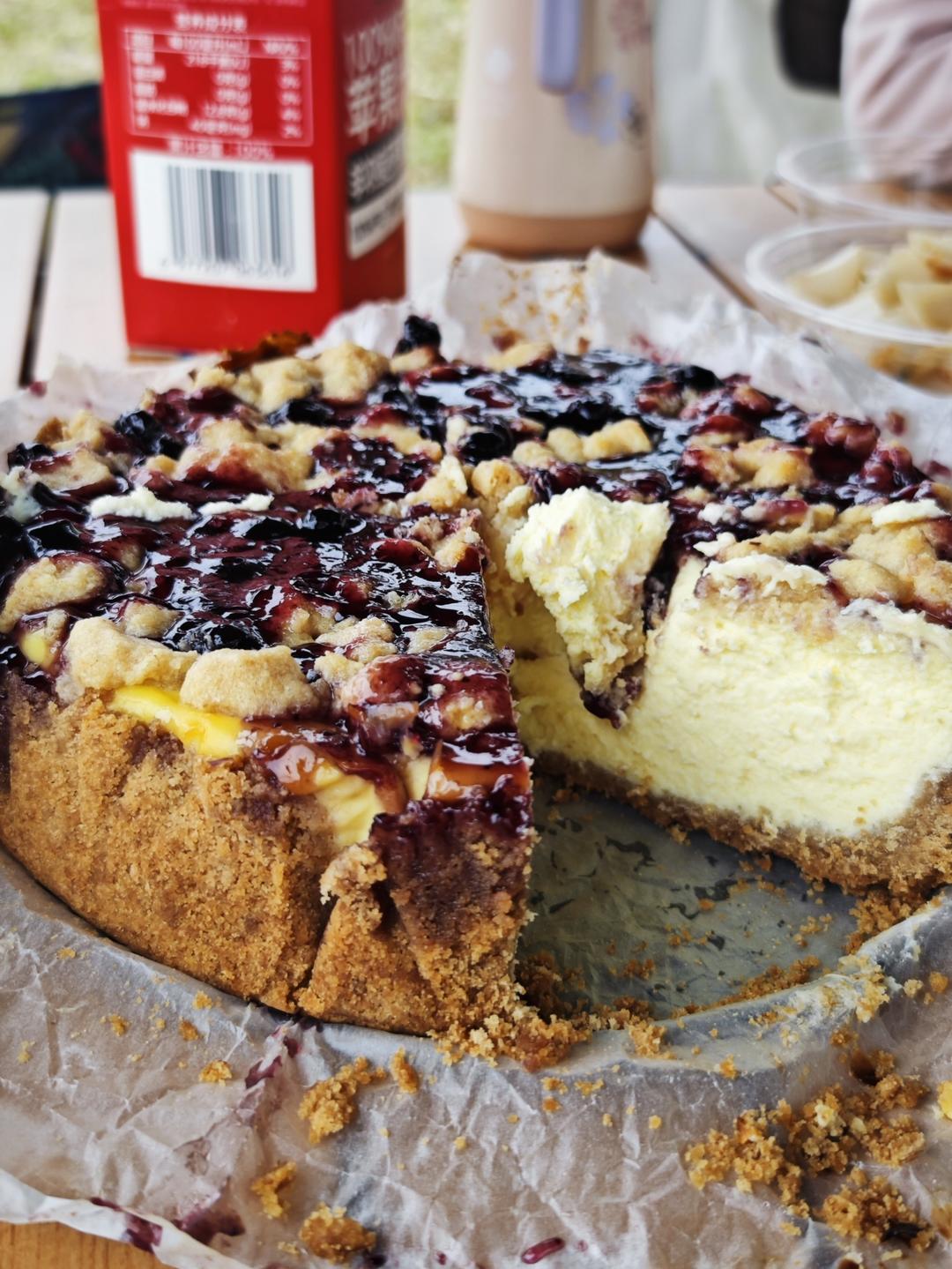 蓝莓奶酥芝士蛋糕