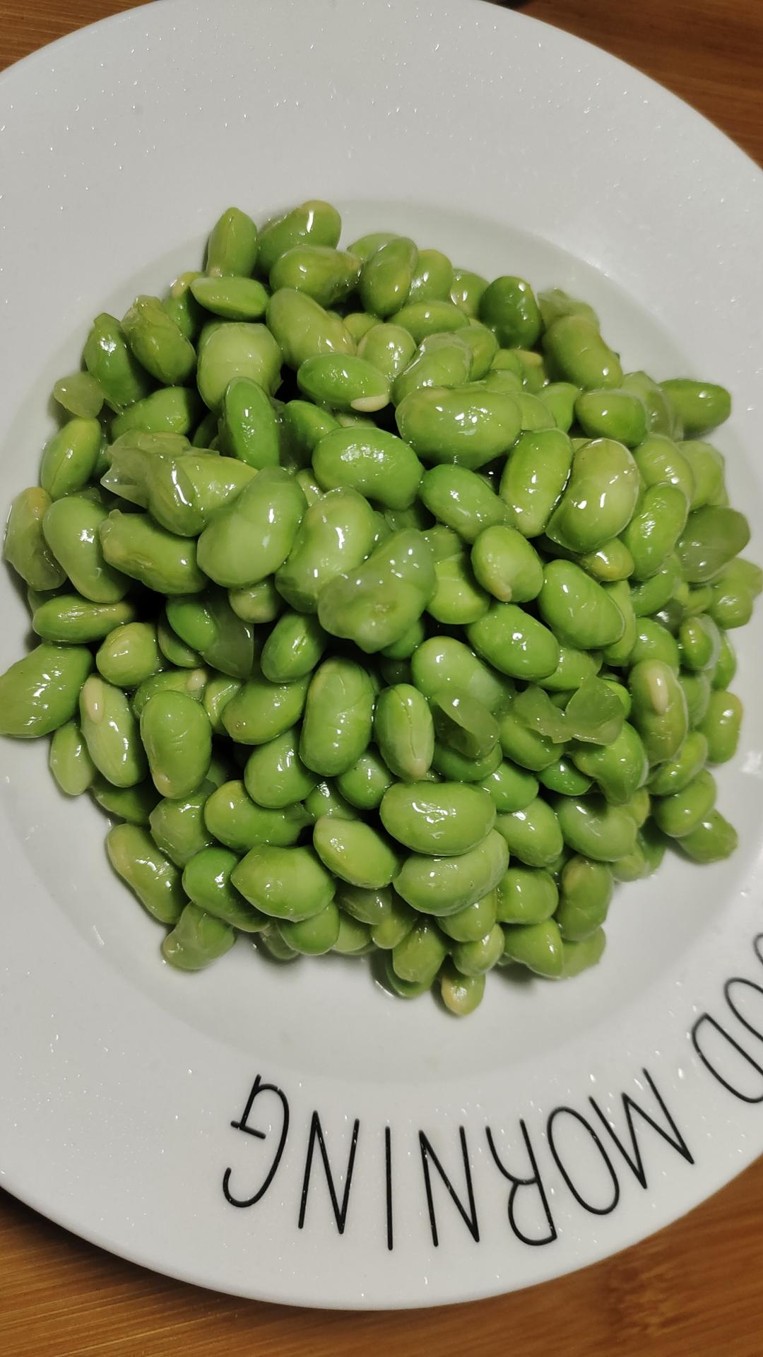 快手素炒毛豆米