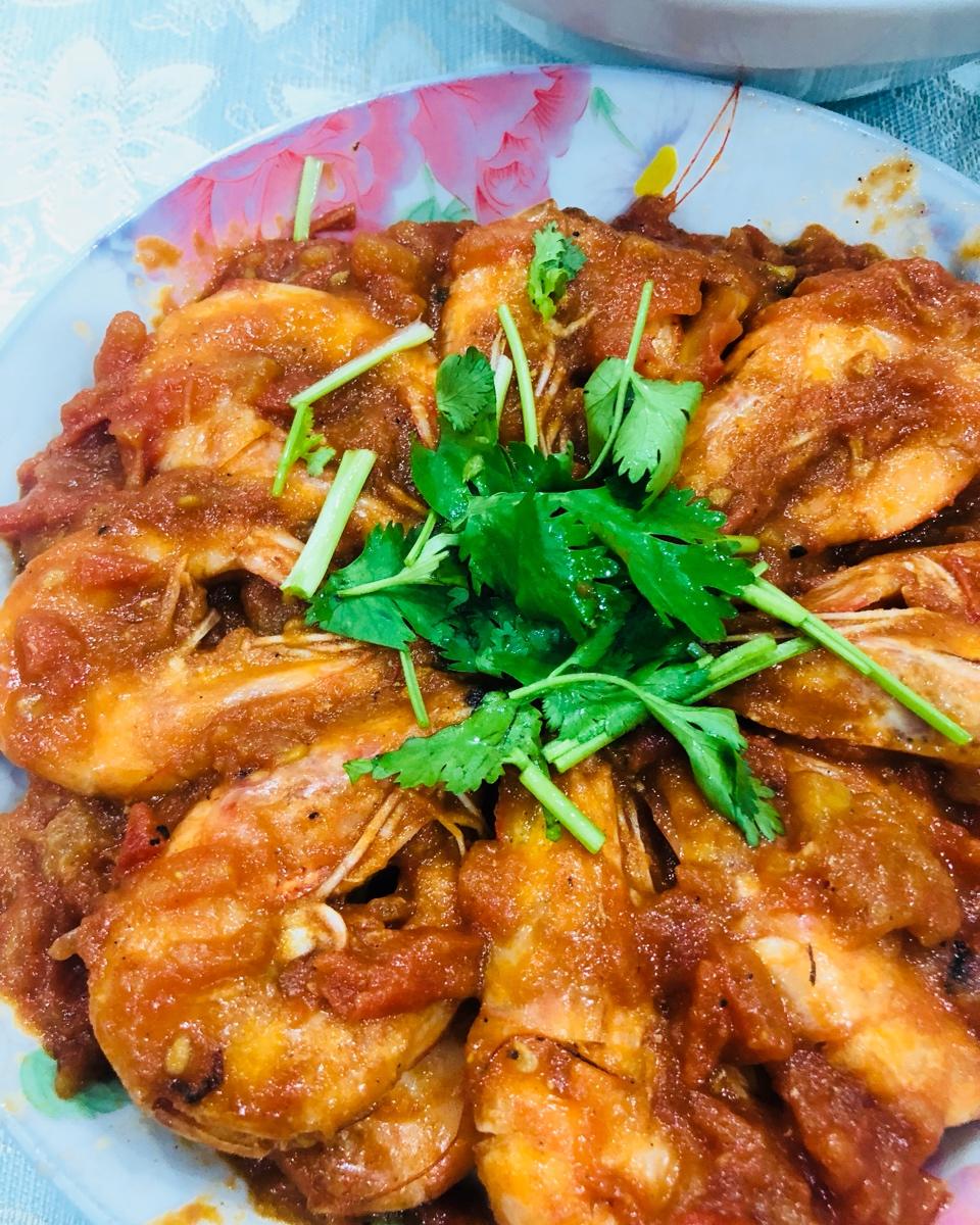 黄晓明茄汁大虾－中餐厅