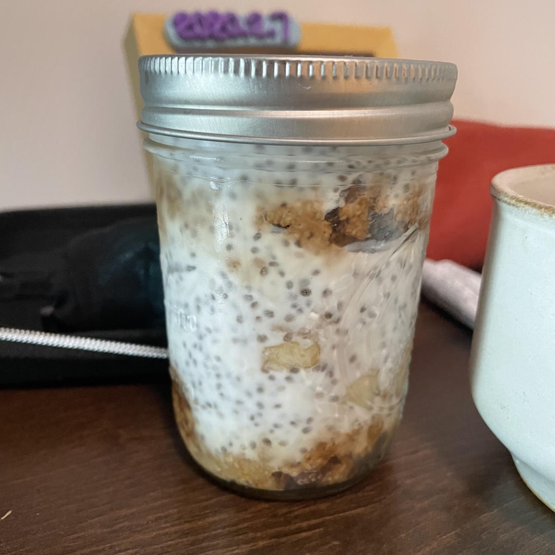 低卡超还原酒酿冻香蕉燕麦提拉米苏【健康小食】