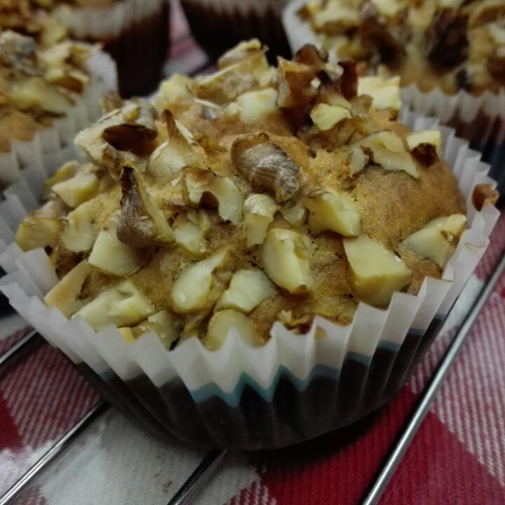 低脂香蕉核桃马芬