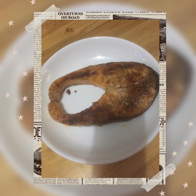 香煎三文鱼排