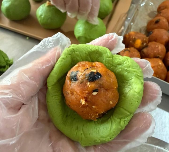 🪷苏州昆山正仪青团子「复刻文魁斋」