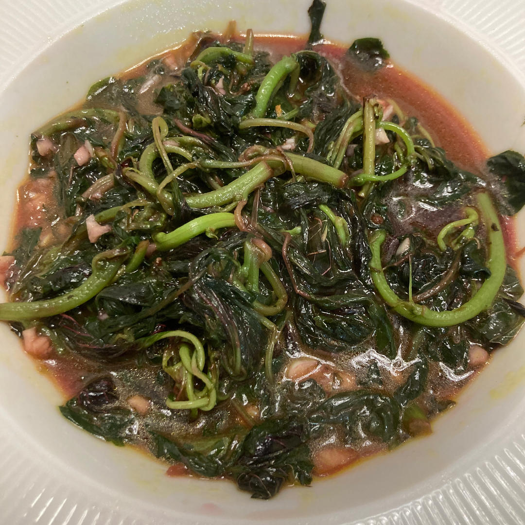 清炒红苋菜（简单菜也有窍门，一看就明白）