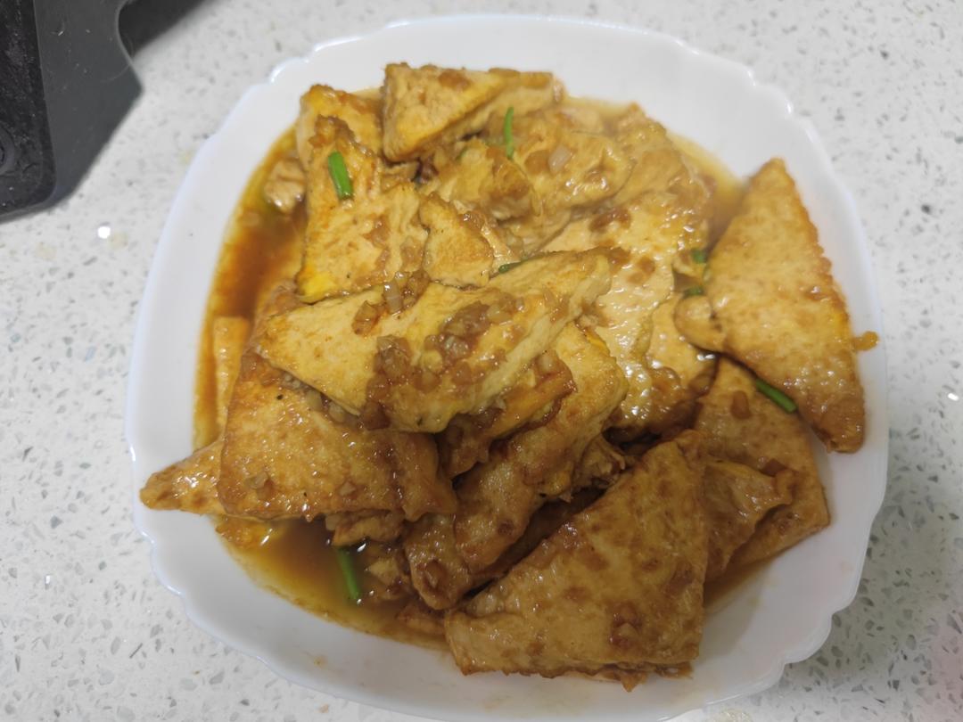 焖煎豆腐