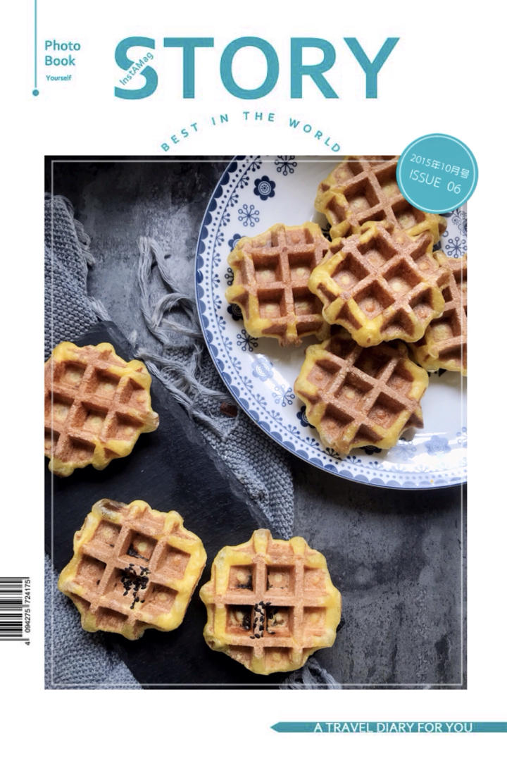 南瓜蜜豆华夫饼