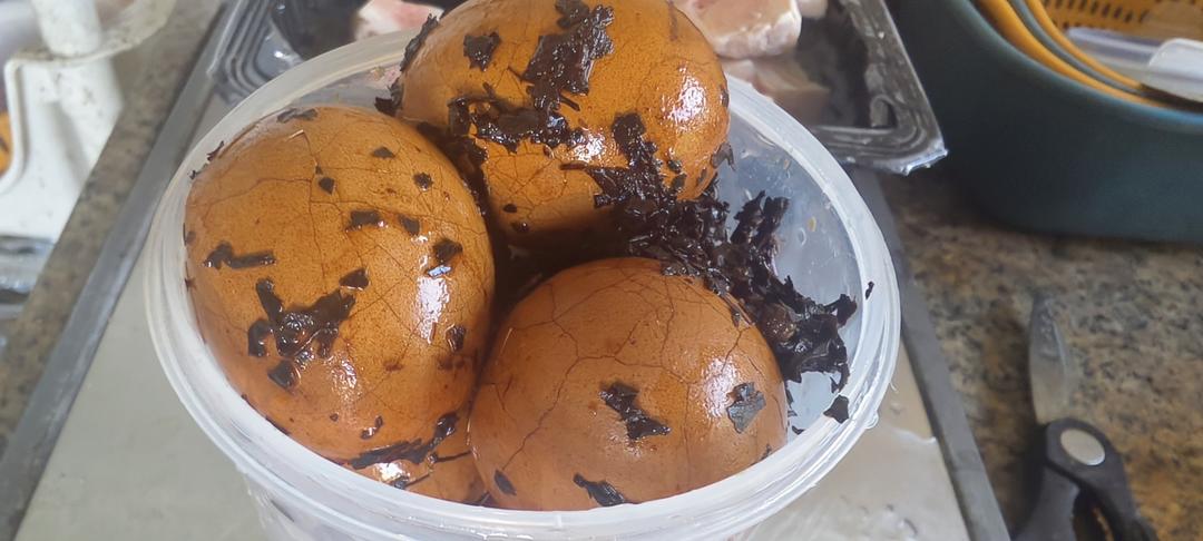 绵软沙糯入口即化的五香沙黄卤鸡蛋一招解锁！