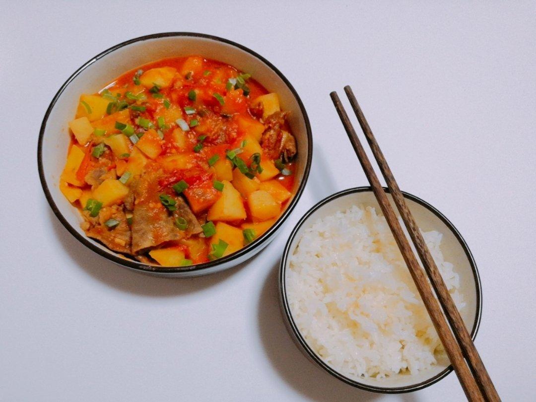 超开胃的番茄土豆肥牛汤‼️下米饭无敌了