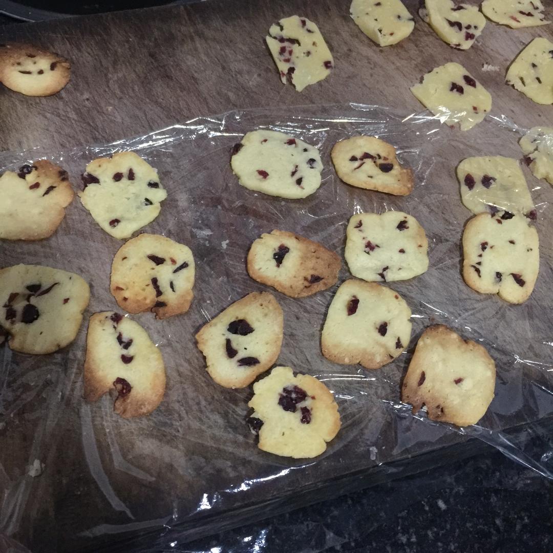 低糖少油版蔓越莓饼干