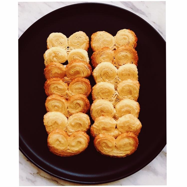 我今天都做了啥做的蝴蝶酥