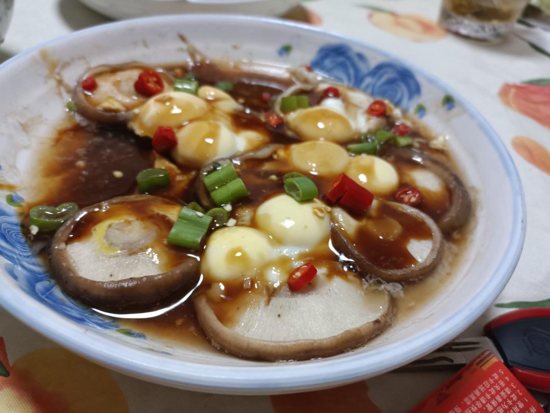 香菇蒸鹌鹑蛋