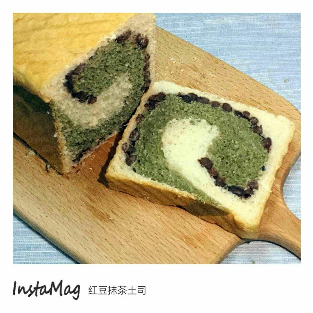 最正宗的日式抹茶红豆吐司