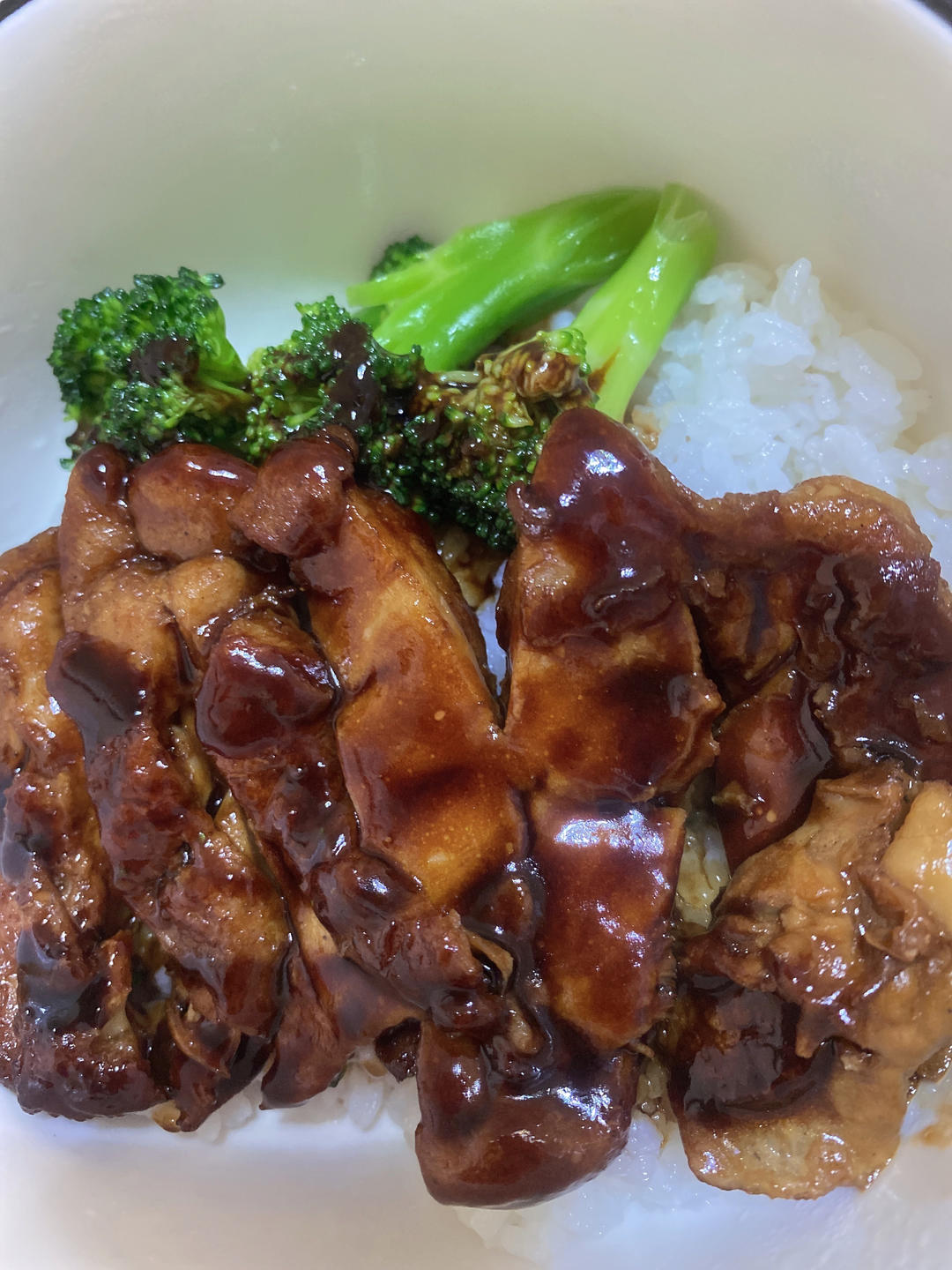 自制照烧鸡腿饭，好吃到舔碗！