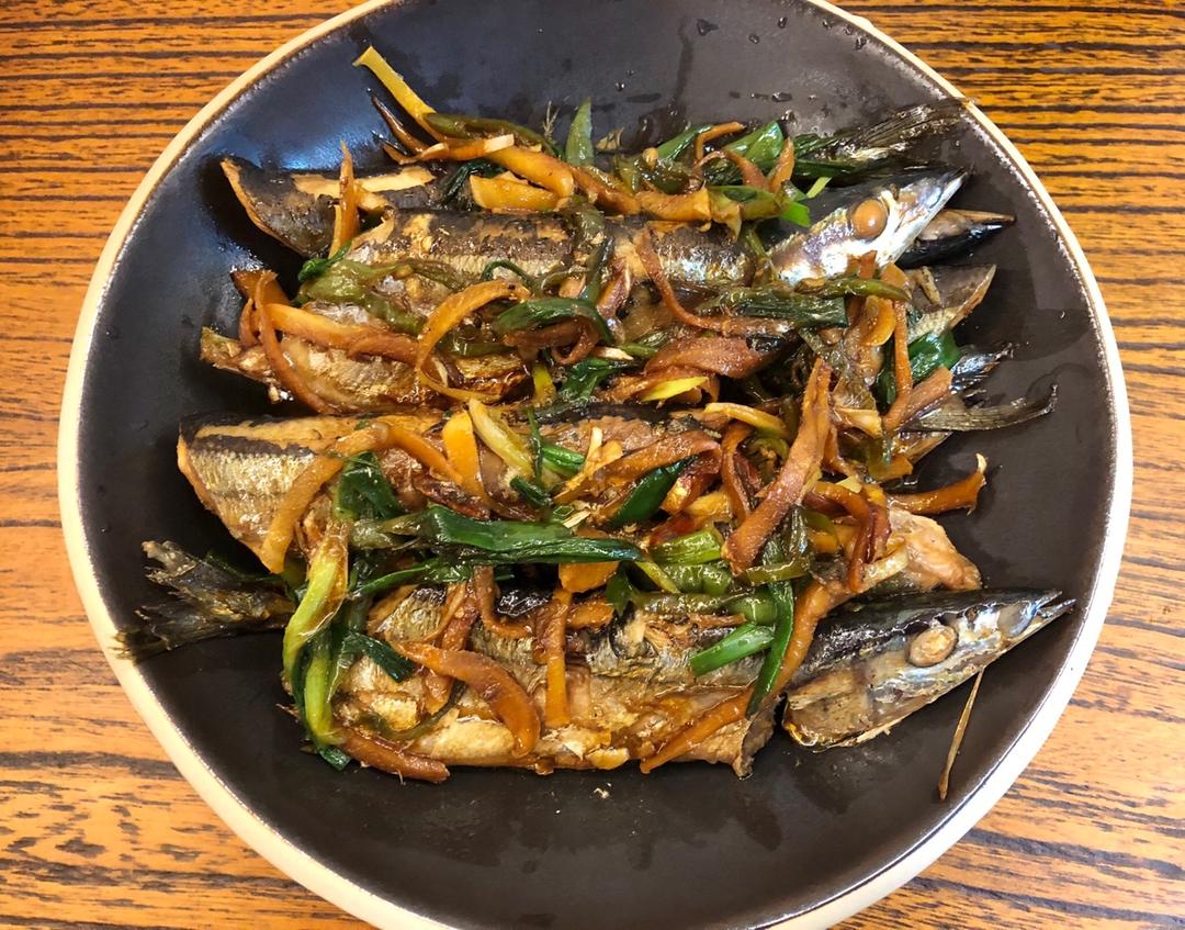 香煎秋刀鱼