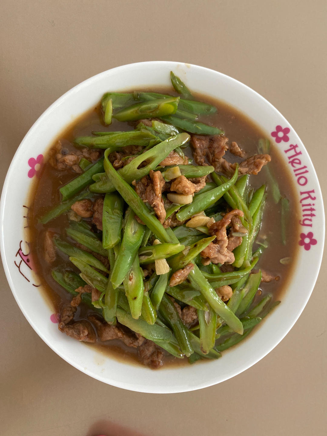 豆角肉丝饭